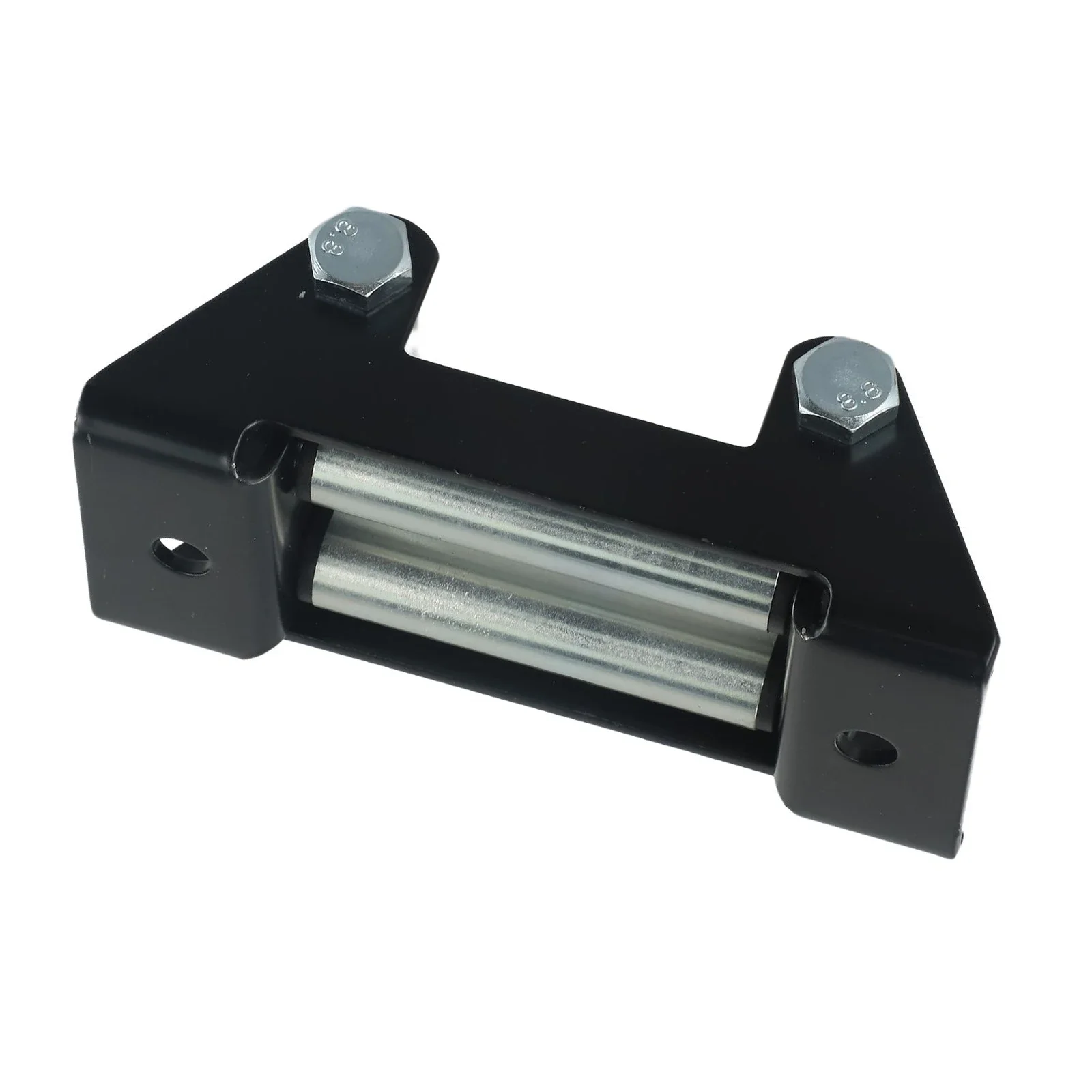 Winch Roller Fairlead for 2000LB Bolt Pattern Heavy Duty Construction Ensures Smooth and Frictionless Cable Operation