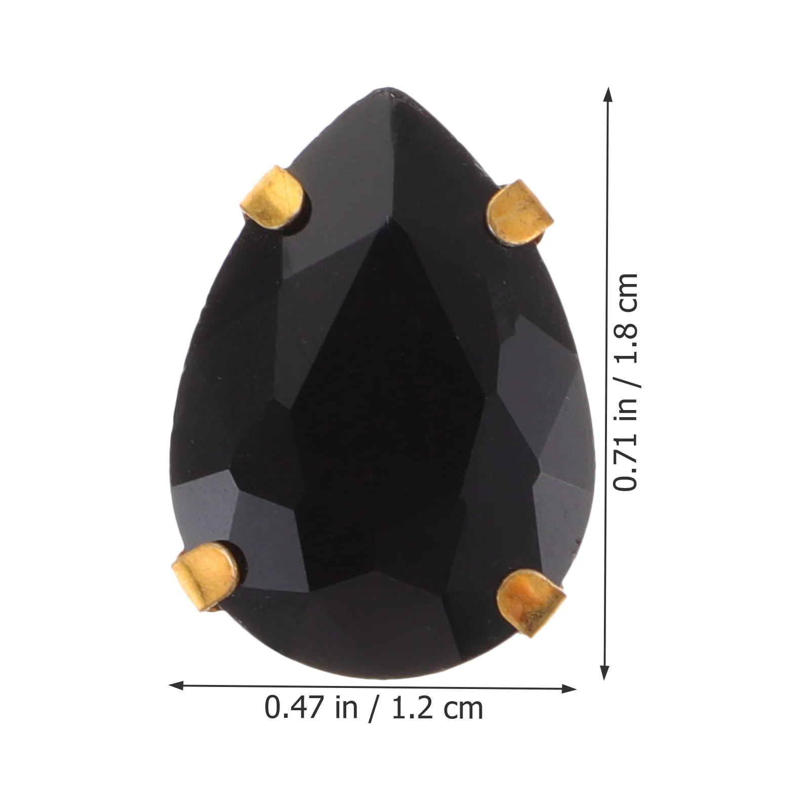 

50Pcs Crystal Rhinestones DIY Sew on Decorative Materials for Clothing Accessories Craft Projects Glitter Sewing Rhinestones Kit