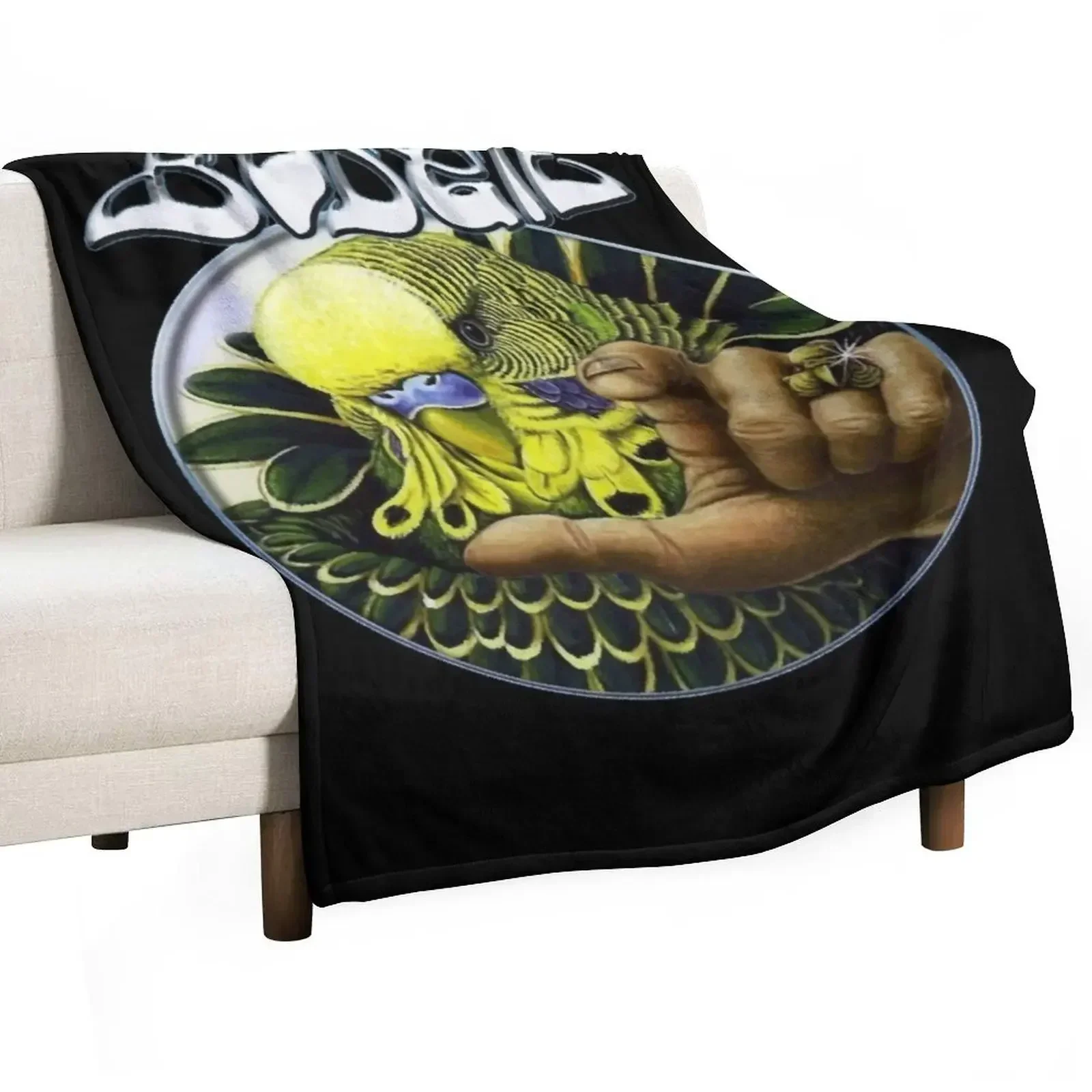 

BUDGIE BAND Essential Throw Blanket Soft Beds Shaggy Plaid on the sofa Blankets