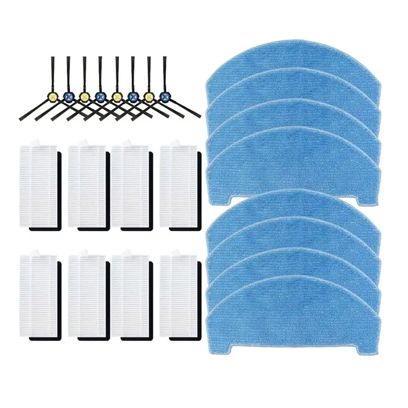 

ABVC For ILIFE T20s / A20 / Polaris PVCR 3600 / G2 Side Brush Hepa Filter Mop Cloth Accessories Replacement Spare Parts