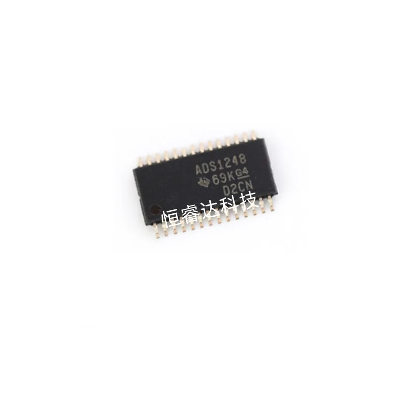 1PCS-50PCS// ADS1248IPWR ADS1248 TSSOP-28 Data acquisition chip Analog-to-digital converter New and original