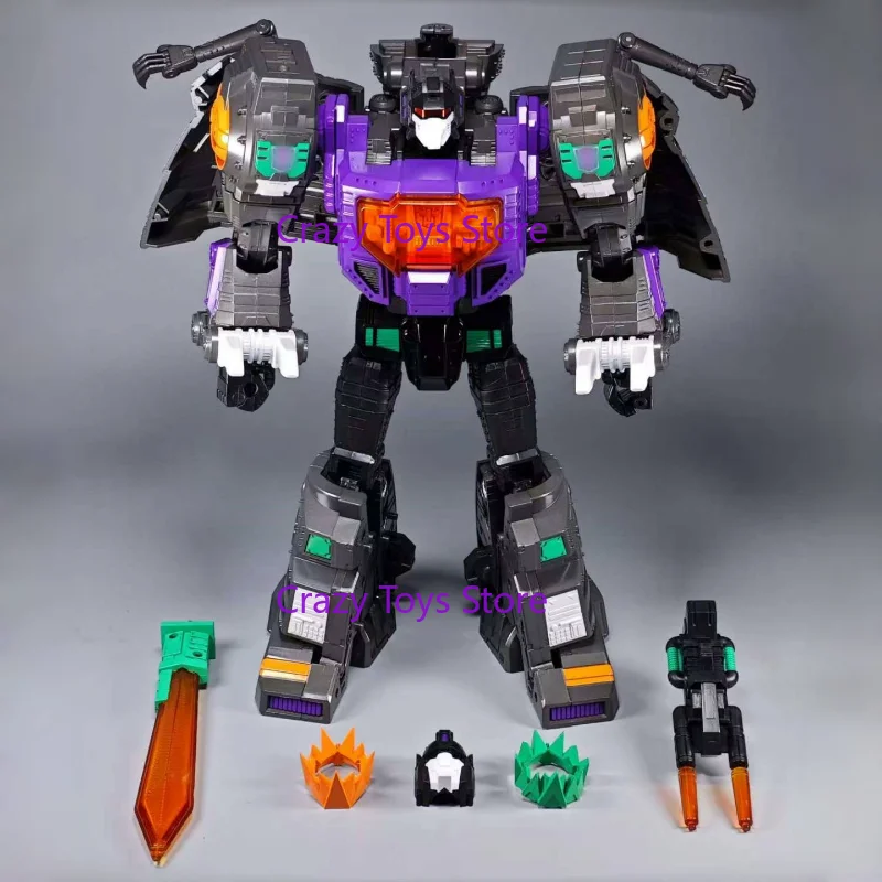 Op voorraad Transformatie Speelgoed Carnage-Spiegel Staalkabel KO MP 08 Paars Vergrote versie Model Dinosaurus Robot Speelgoedcollectie Cadeau