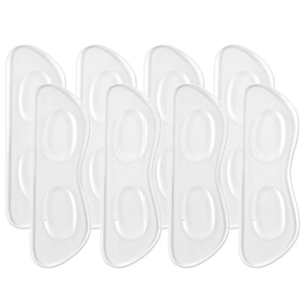 

4Pairs Silicone Heel Pads Adhesive Cushions High Heel Comfort Protector Stickers Non Slip Wear Resistant Daily Use