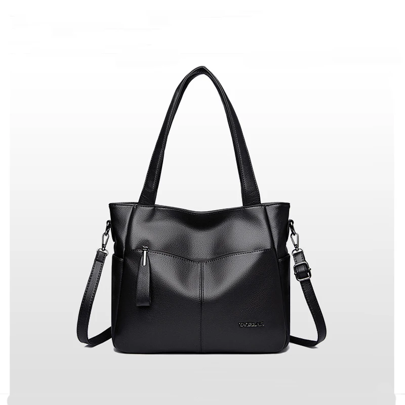 Fashion Tassel Women PU Leather Handbag Top Handle Shoulder Satchel Daily Travel Shopping Party Casual Street Outfit