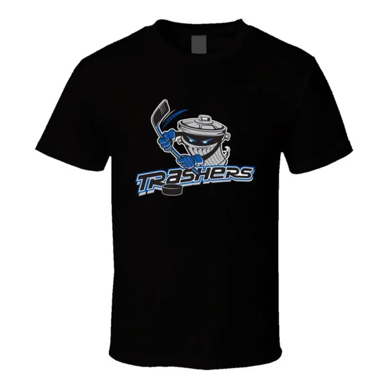 Черная футболка Danbury Trashers Uhl Hockey Team