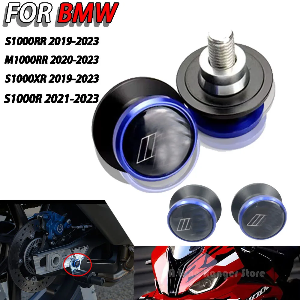 For BMW S1000RR M1000RR S1000R S1000XR 2021 2022 Motorcycle Accessories Swingarm Spools Slider Stand Screw