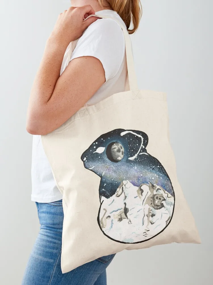

glacier peak Pika, watercolor Tote Bag the tote bag bags luxury women Women's bags custom canvas bag