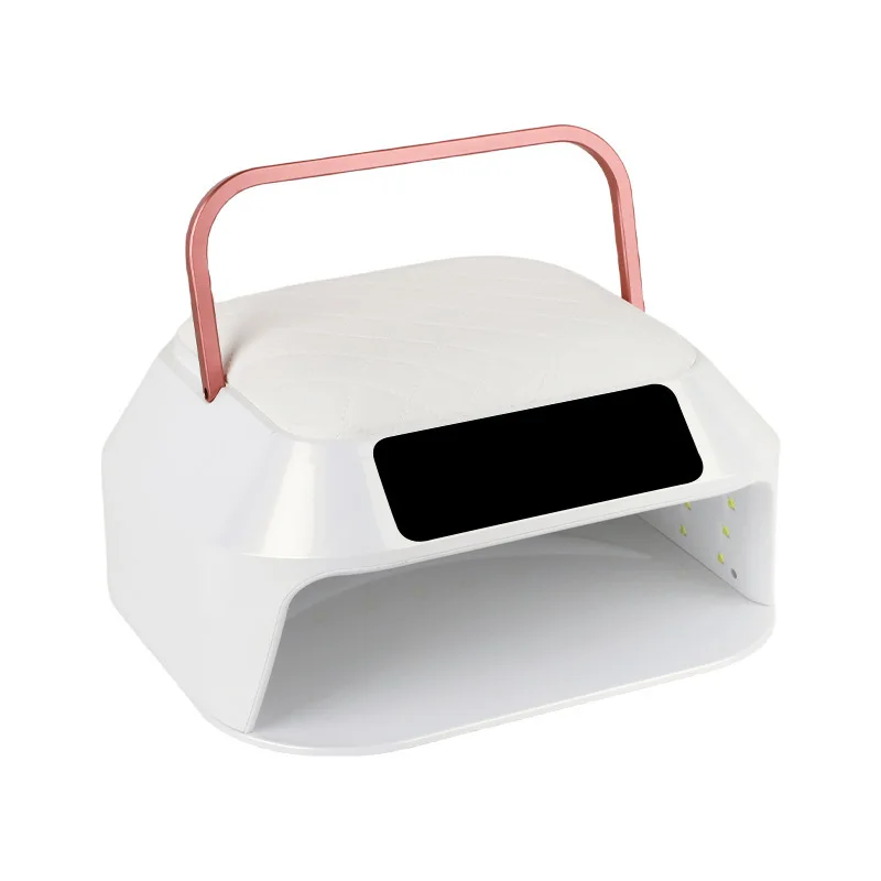 

Новая беспроводная портативная подушка для дизайна ногтей, высокое качество, 218 Вт, мощный двойной экран, портативный светильник для дизайна ногтей