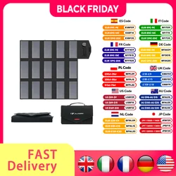ALLPOWERS 100W Foldable Solar Panel, Portable Solar Charger (Dual 5v USB with HighTechnology+18v DC Output) for Outdoor, Camping