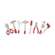 8 pièces Mini maison de poupée ensemble d'outils utilisation polyvalente collecteurs délice artisanat détaillé bricolage scènes Mini meubles pour maison de poupée