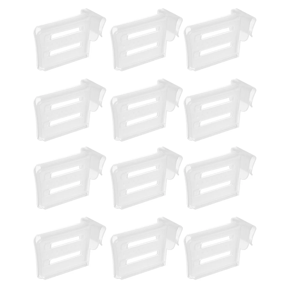 12 Pcs Beverage Refrigerator Seasoning Divider Splitter Plate Fridge Side Door Accessories Partition Transparent Drawer Board