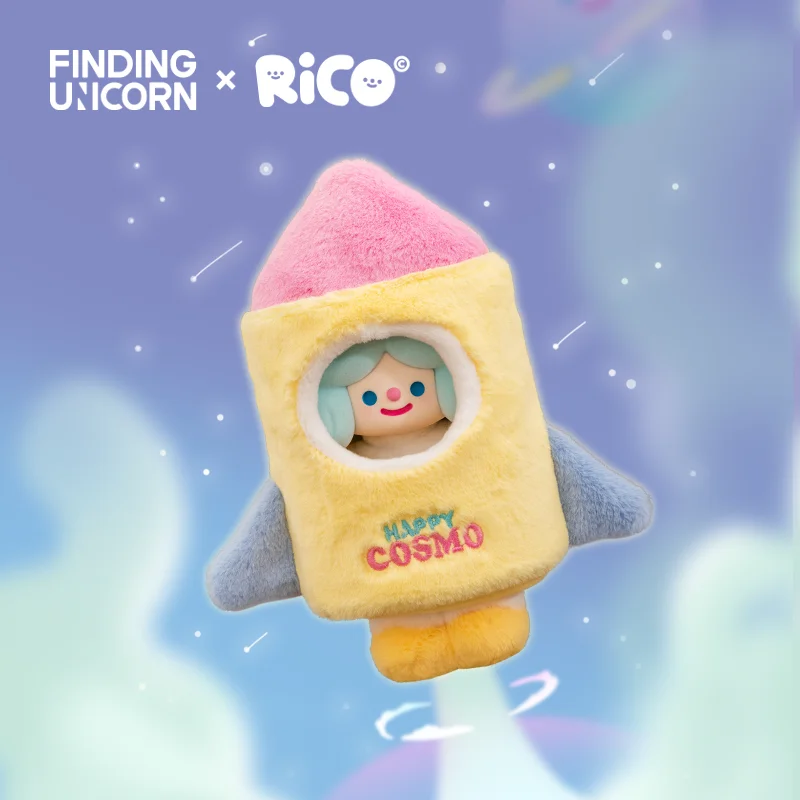 

FINDING UNICORN RiCO Happy Cosmo RiCO Series Аниме Фигурка Guess Bag Орнамент Фигурки Настольные куклы Модель Подарок