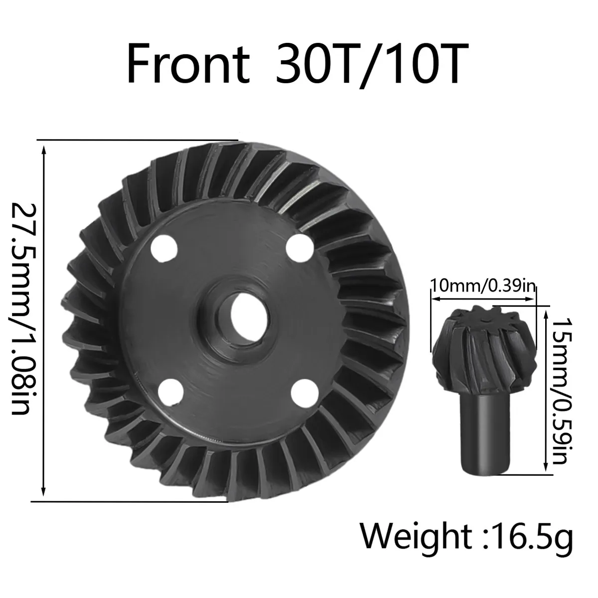 Steel 50T Gear Assembly Differential Drive Gear for MJX Hyper Go 1/14 14210 14302 1/16 16207 16208 H16 H16PL H16DR Parts