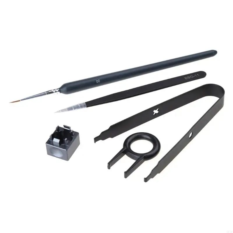 4X7E Keyboard Stem Holder Lube Pen Tool Collection for Customized MX