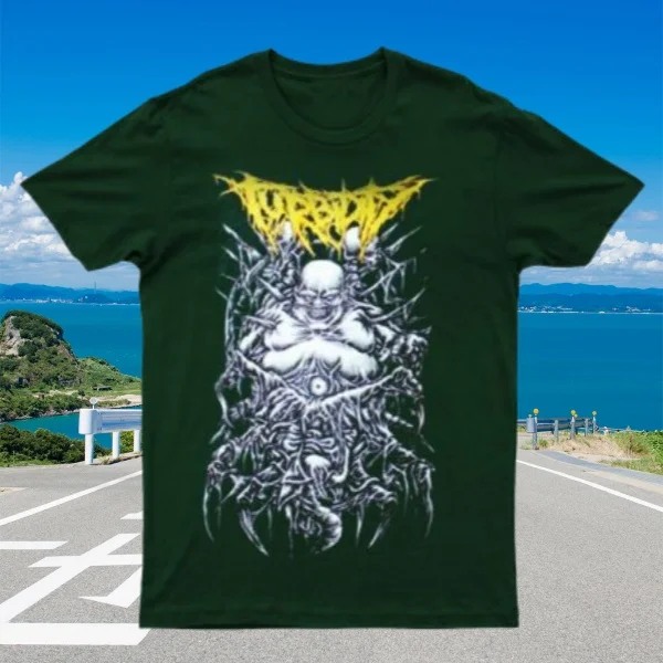 

2025 New TURBIDITY - TORURE Printed Unisex Street Fashion Trendy Short Sleeves Made of Pure Cotton Round
