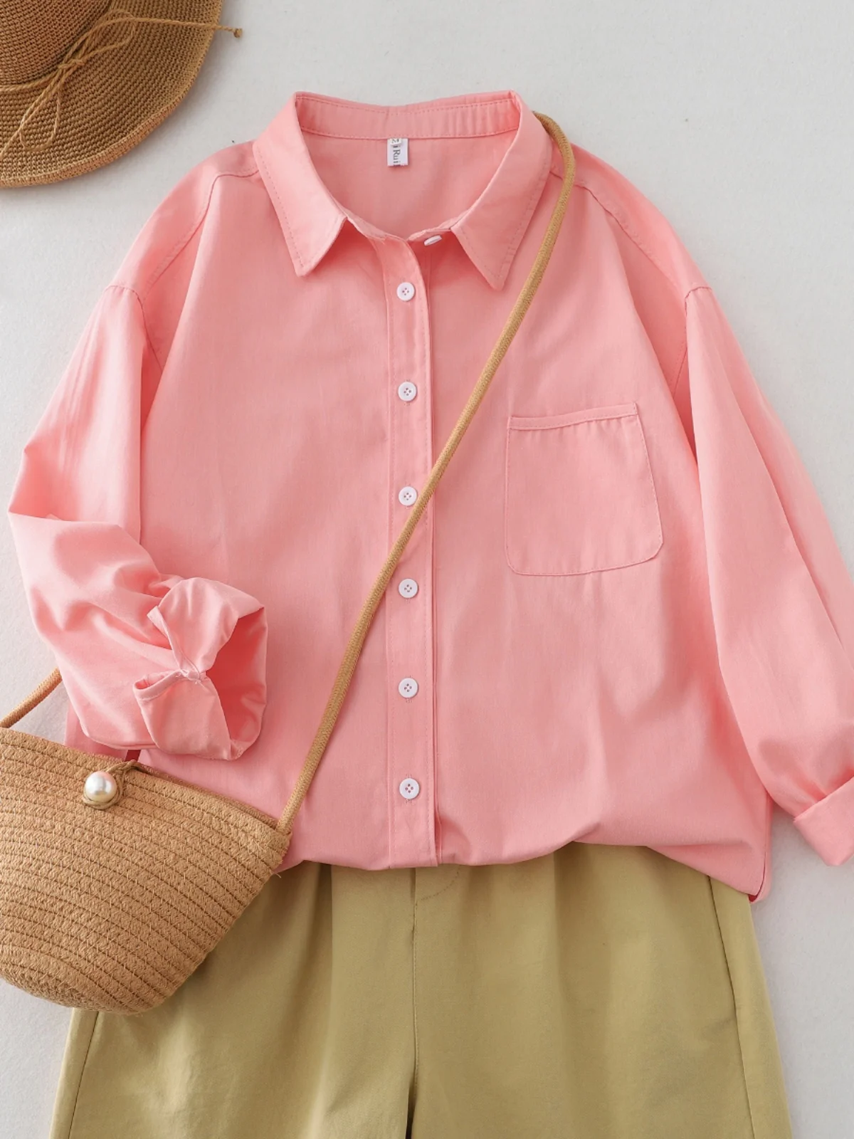 Artisticenn قطن irt نسائي كاجوال متعدد الاستخدامات طبقات غير متماثلة عصرية طويلة Sve فضفاضة تناسب زر التفاصيل