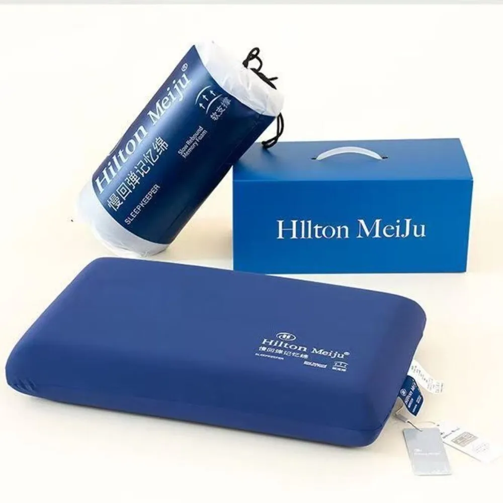 

Memory Foam Pillow Core for Neck Support Sleep Aid Slow Rebound Deep Comfort Ideal Gift for Home Bed Car Use Single or Pair