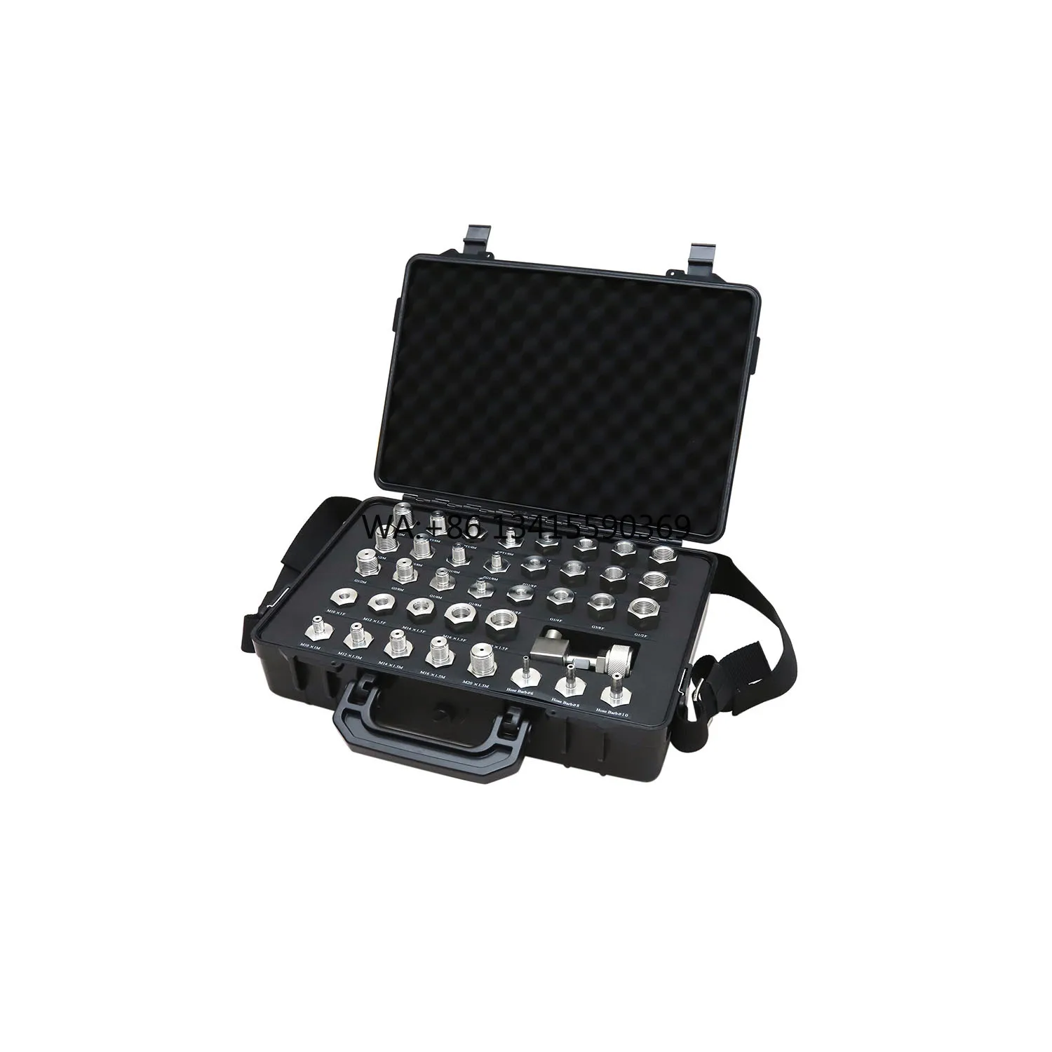 

Stainless Steel 38pcs/set NPT/BSP/M Series Measuring Device Pressure Adaptors Set