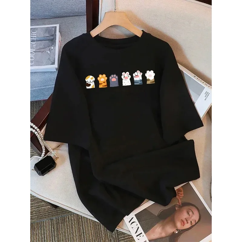 Cotton Breathable Children's T-shirt Fun Cute Pet Collection Printed Men's and Women's Casual Parent Child Clothing Top