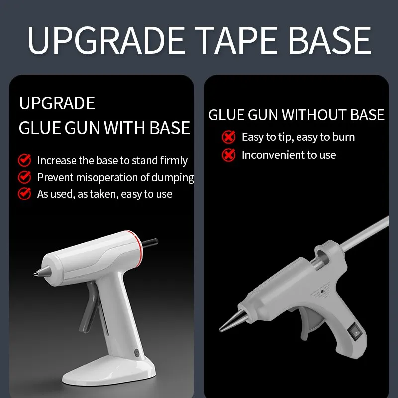 Imagem -03 - tipo Recarregável sem Fio Quente Melt Pistola de Cola do Agregado Familiar Industrial Mini Armas Ferramentas Manuais para Crianças Calor Elétrico 10w