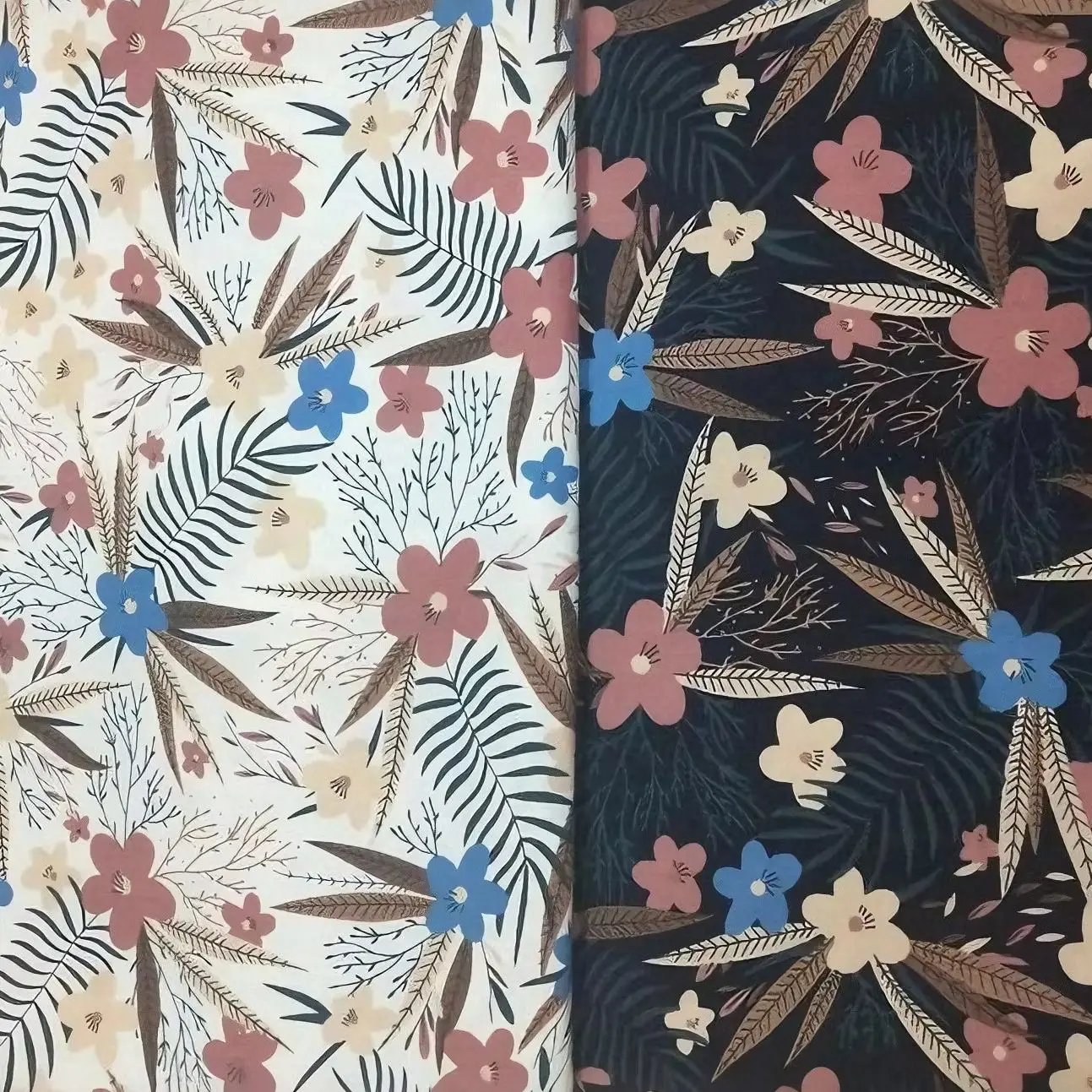 

Felicite Retro New Flower 40S Free Cotton Poplin Fabric Children Baby Sewing Cloth Dress Skirt DIY Instrument Designer