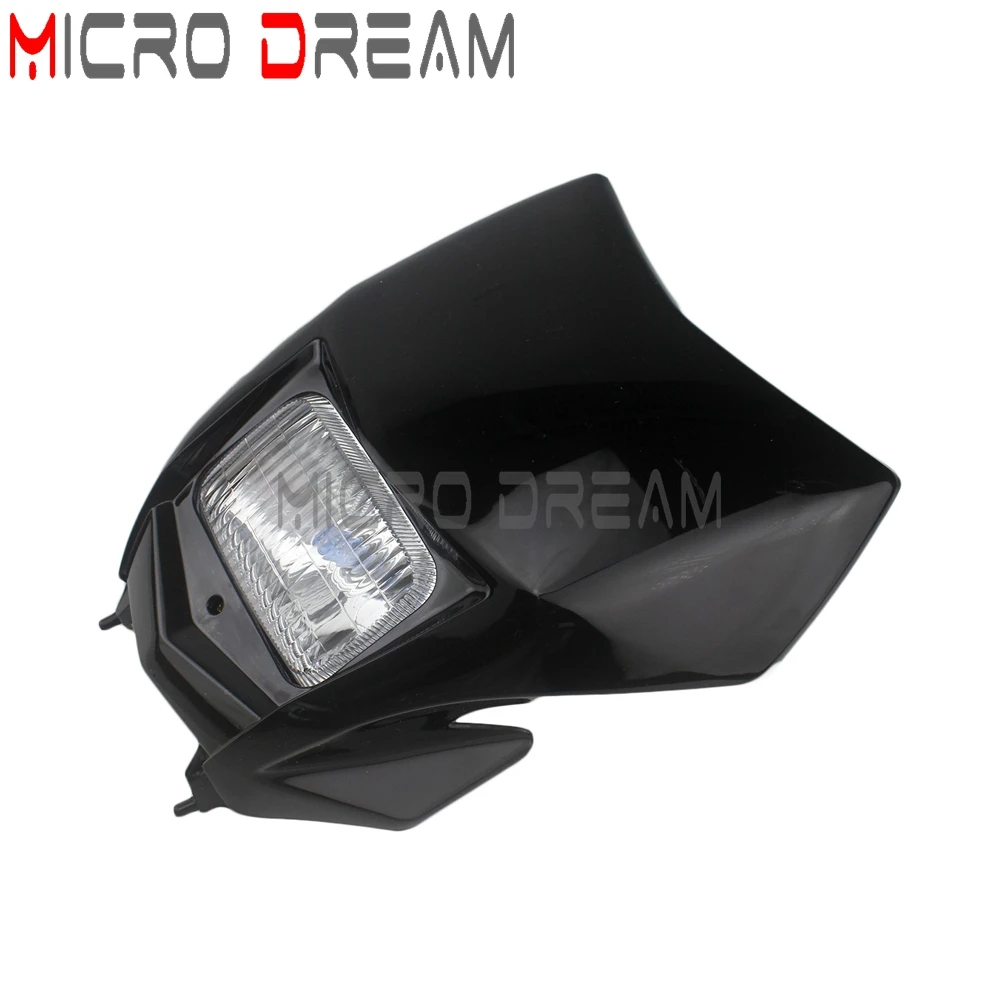 For Honda CRF 230F 150F 250R 450R 450L WR TTR KXF EXC SX MX Motorcross Enduro Front Head Light Front Headlamp Mask High Low Beam