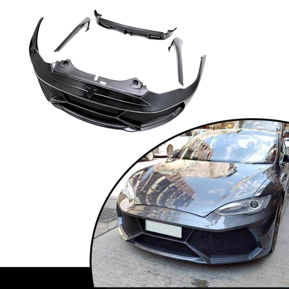 

Carbon Fiber Bumper Body Kit For Tesla Model S85 P85 2014