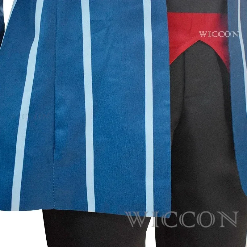 Hazbin Vox Cosplay Costume Hotel Cosplay Uniform Suit Outfit 3V Men Halloween Carnival Christmas Costumes Blue Red Suit Cosplay
