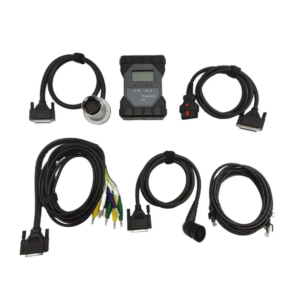 Mais novo mb star c6 suporte doip vci sd conectar vci multiplexador suporte wifi mais doip para benz carro e caminhão ferramentas de diagnóstico obd