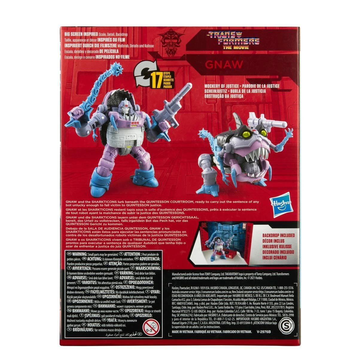 재고 있음 오리지널 Hasbro Transformers The Movie SS86 Gnaw 애니메이션 액션 피규어 로봇 장난감 컬렉션 모델 취미 소년 선물용