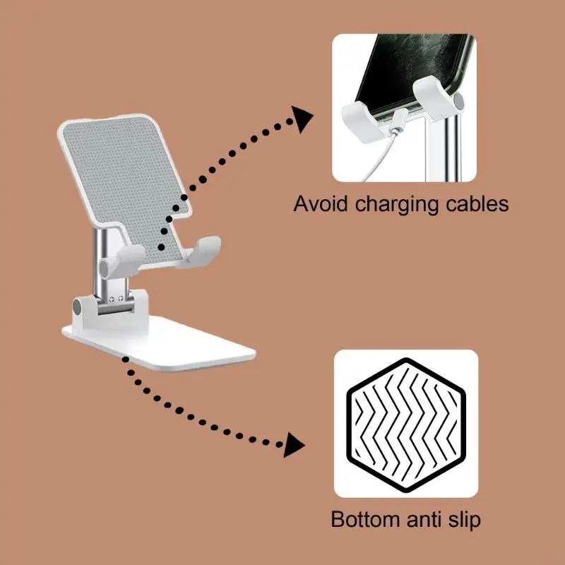 918C Складная подставка для телефона Легко носить с собой Пластиковая подставка для телефона для мобильных телефонов