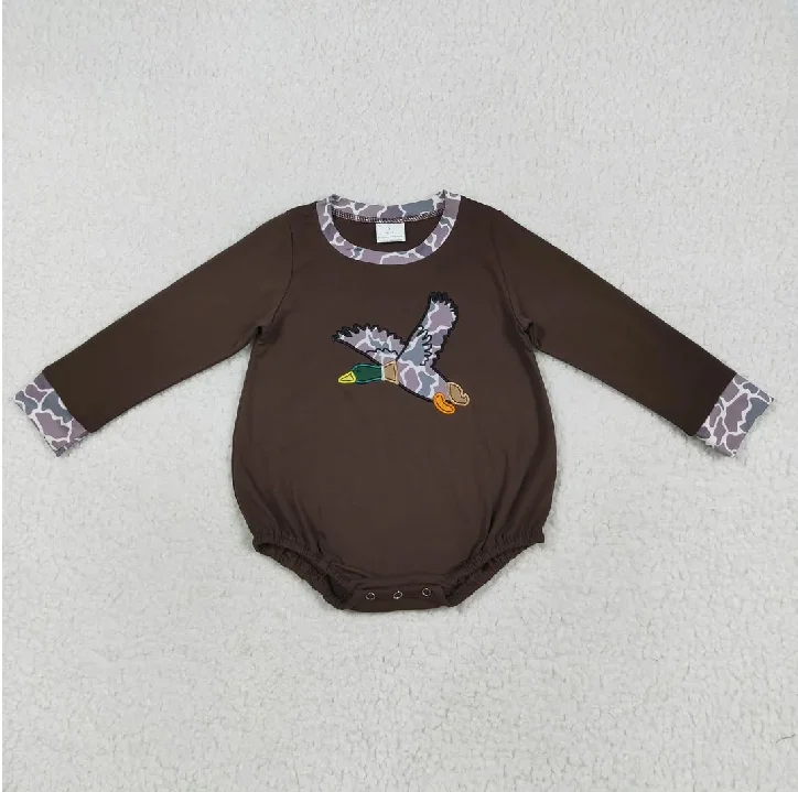 Boutique Newborn Girls Flutter Onesies KidsGrey Velvet Baby Girls Fall Romper