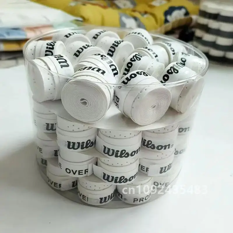 15/30/60/90/180pcs เทนนิส OverGrip เทนนิสแบดมินตันสควอชการฝึกอบรมเหงื่อดูดซับ Wraps อุปกรณ์เทนนิสแบดมินตันพาเดล