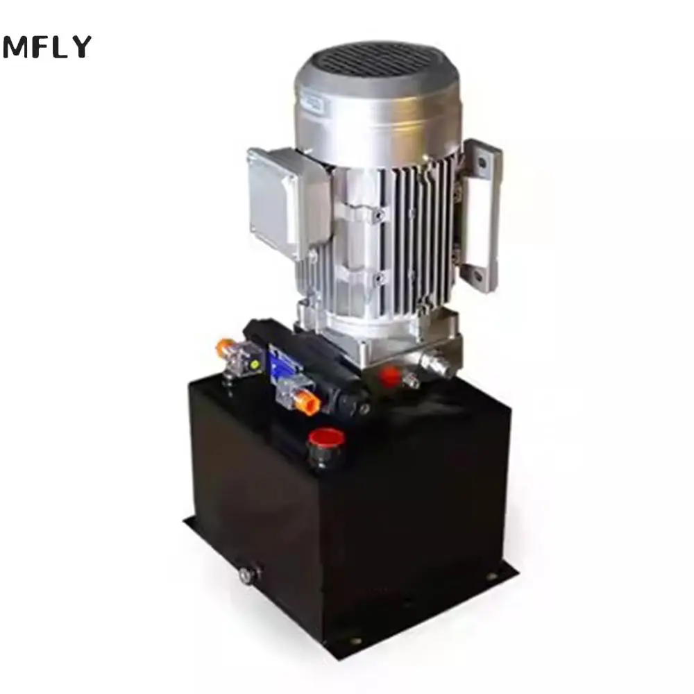 Máquina em Dois Sentidos do Motopropulsionador Hidráulico Cilindro Diminuto Pequeno do Óleo Plataforma de Levantamento Estação de Bomba Hidráulica 220v 380v