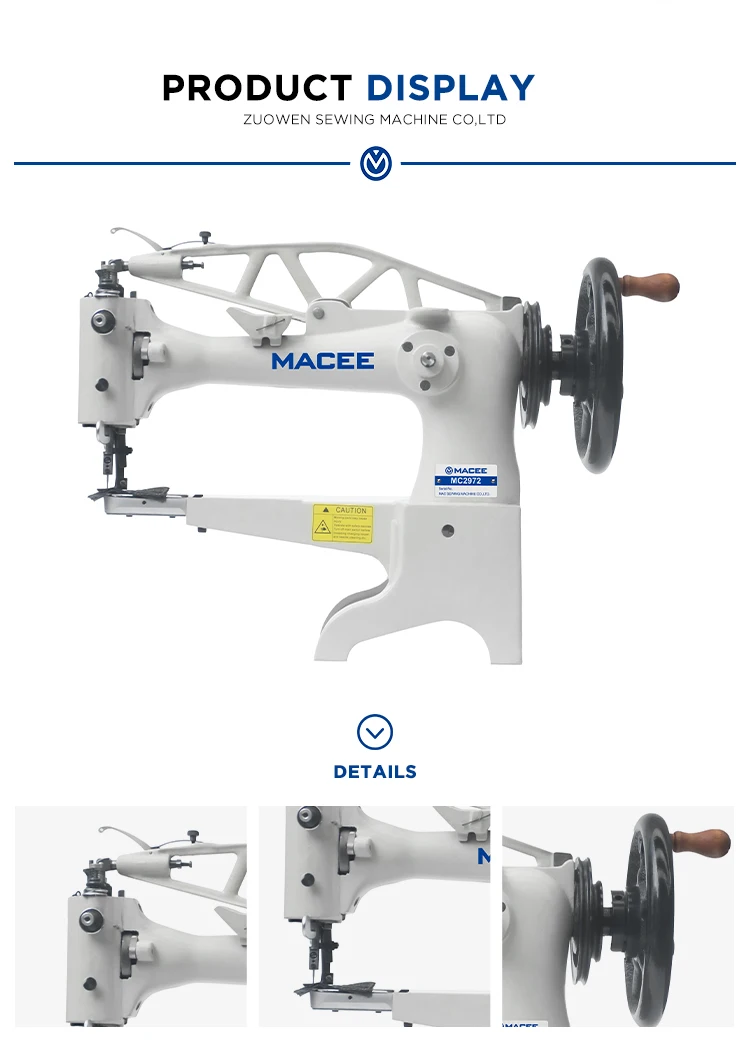 MC 2972 High-Speed Single-needle Double-Thread Chain Cylindrical Sewing Machine For Garments Mechanical Multiple Thread Trimmer