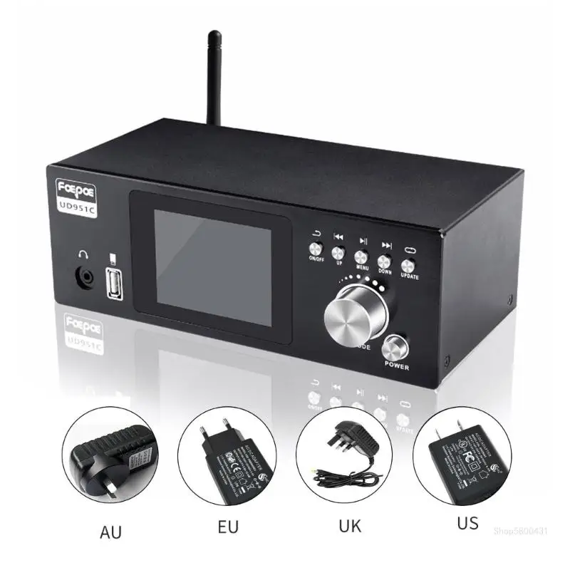 

Clear Sound UD951C DSD Decoders with Wireless Surround Support 5.1CH Decoding Output Signal-to-noise 112db