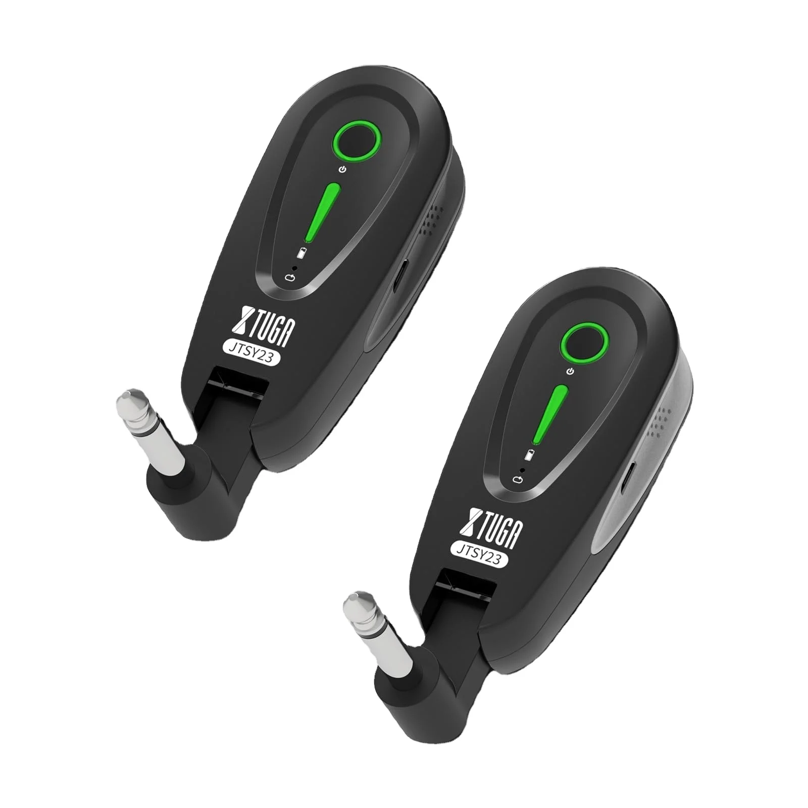 Dez itens tlf xtuga jtsy23 modelo privado recarregável uhf transmissor efeitos pedal receptor de rádio captador de som guitarra sem fio