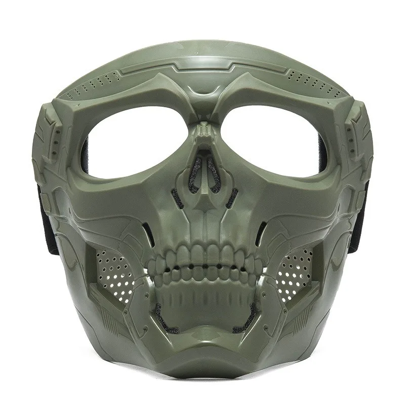 Skull Motorcycle Goggles Mask Windproof Outdoor Riding Tactical Glasses Halloween Party Cosplay Gift for Men Women