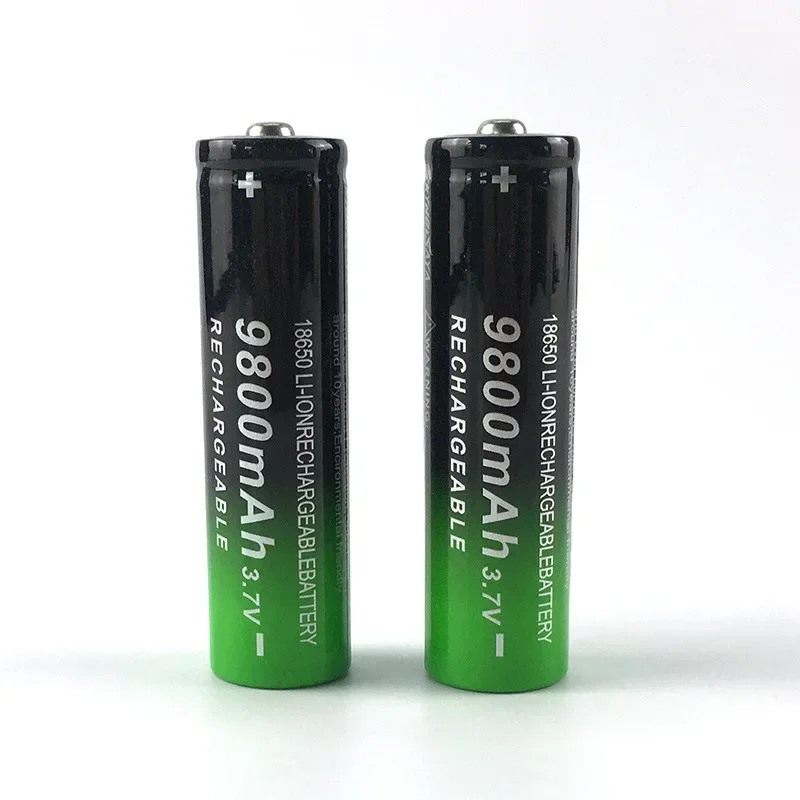 Extended Runtime Rechargeable Battery for Flashlight and Headlamp - 9800 18650 Lithium Ion