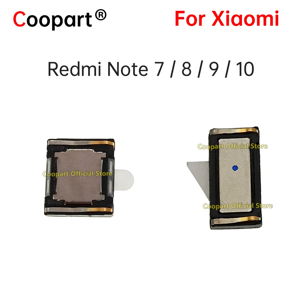 2Pcs Coopart New Earpiece Ear Speaker Replacement For Xiaomi Redmi Note 6 7 8 9 10 Note7/8/9/10 Pro 9S