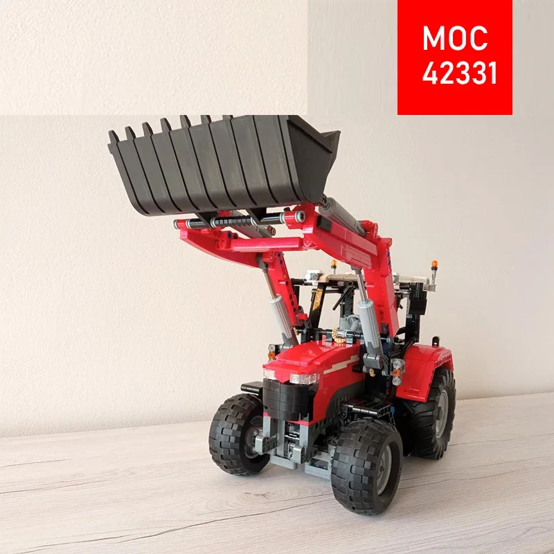 Custom MOC 7700S Loader Tractor Technic Model - Trendy Educational Toys - Fun Building Game Set - Top Choice Holiday Gift