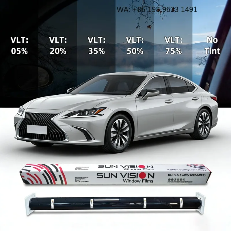 Wholesale HD Clarity Car Glass Tint High Heat Insulation UV Block Anti-Explosion Privacy Interior Protection Factory OEM Supply