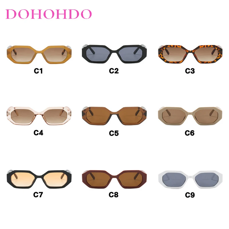 

Luxury Brand Design Fashion Small Polygon Square Sunglasses Women Shades UV400 Retro Classic Men Sun Glasses Oculos De Sol Gafas