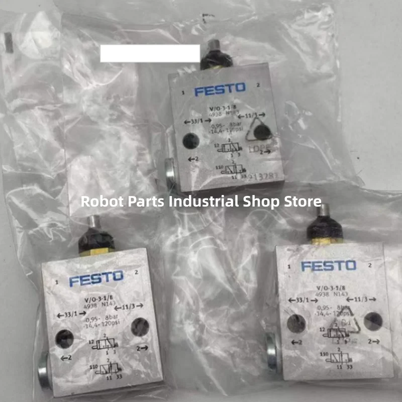 New Original  FESTO wo three-way air control valve V/O-3-PK-3 10747 direct round header valve