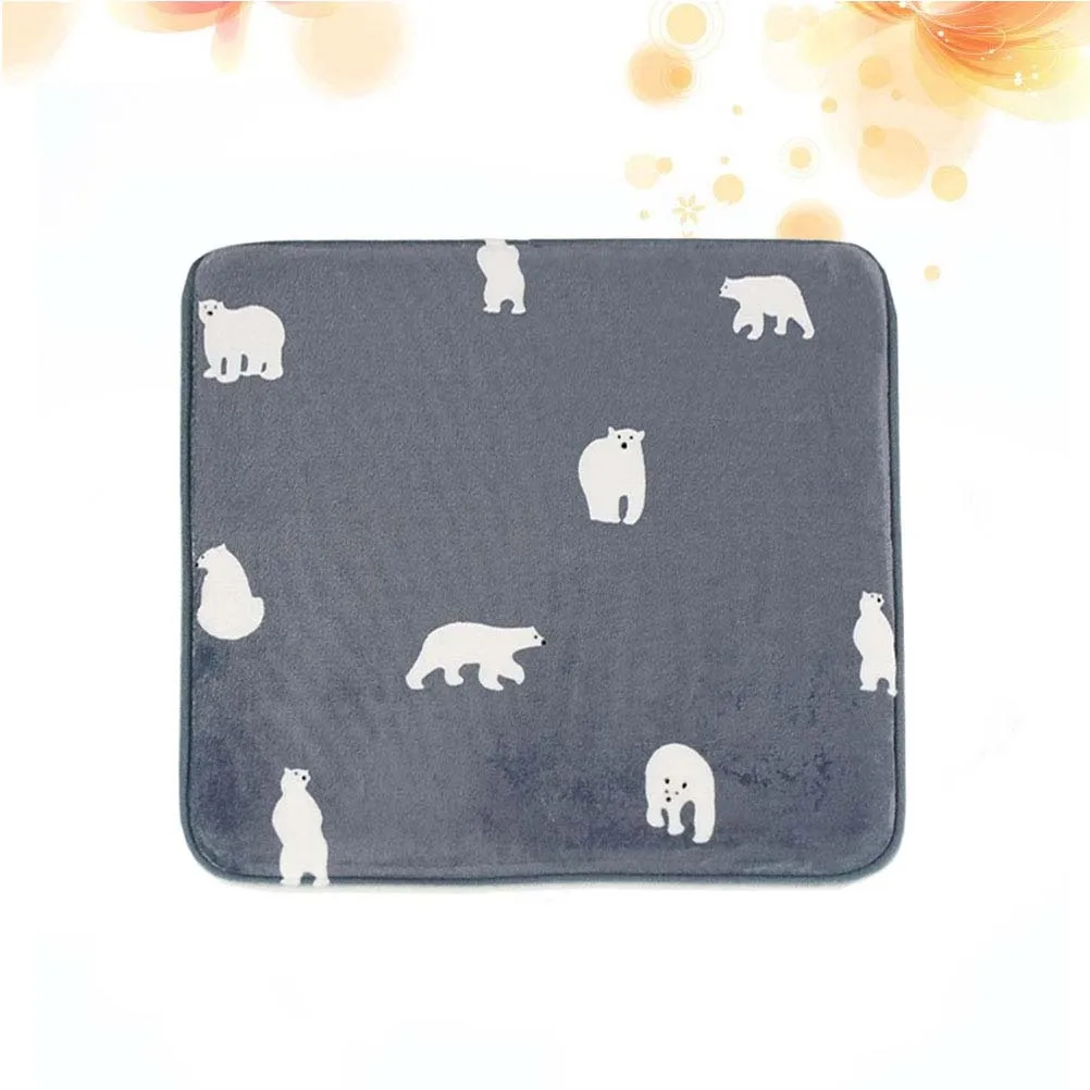 

Memory Foam Cushion Sedentary Lifestyle Chair Pad Mat Thicken Cub Pattern Decorative