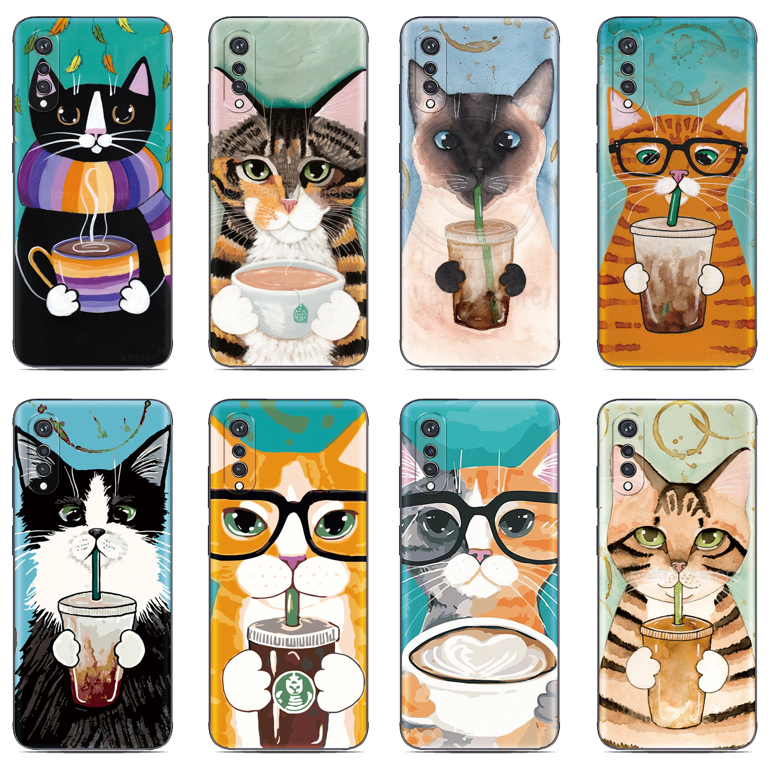 Cat Tea Cute Cover …