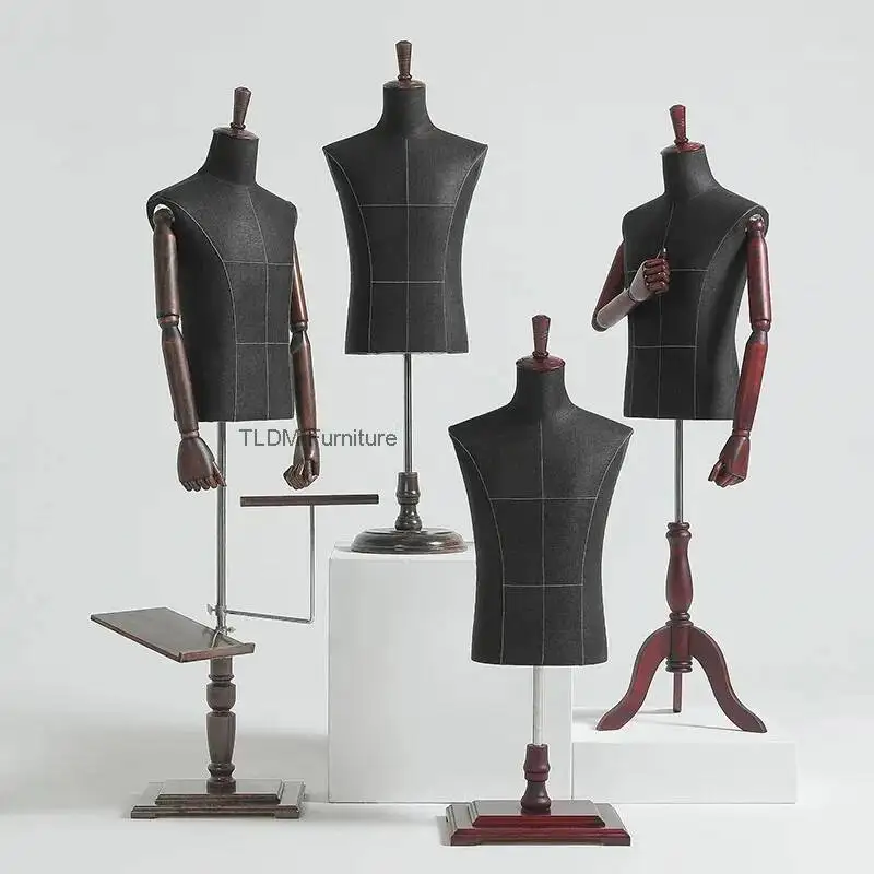 

Манекен для демонстрации мужских костюмов в магазине одежды в скандинавском стиле, демонстрационный стенд для витрины, манекен-торс для шитья одежды FYMQ