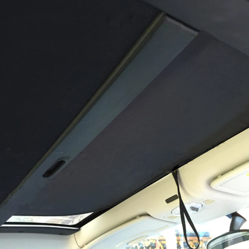 Auto Sunroof Sunshade Car Interior Curtain Black For Smart 451 Fortwo Smart 453 Fortwo Car Styling Accessories