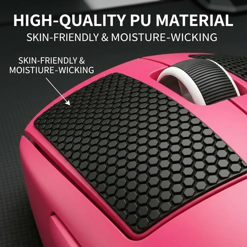 DIY Anti-Slip Universal Style Mouse Sticker Wireless Gaming Sweat-Proof Mouse Grip Sticker Tape Wear-Resistant PC Desktop Laptop
