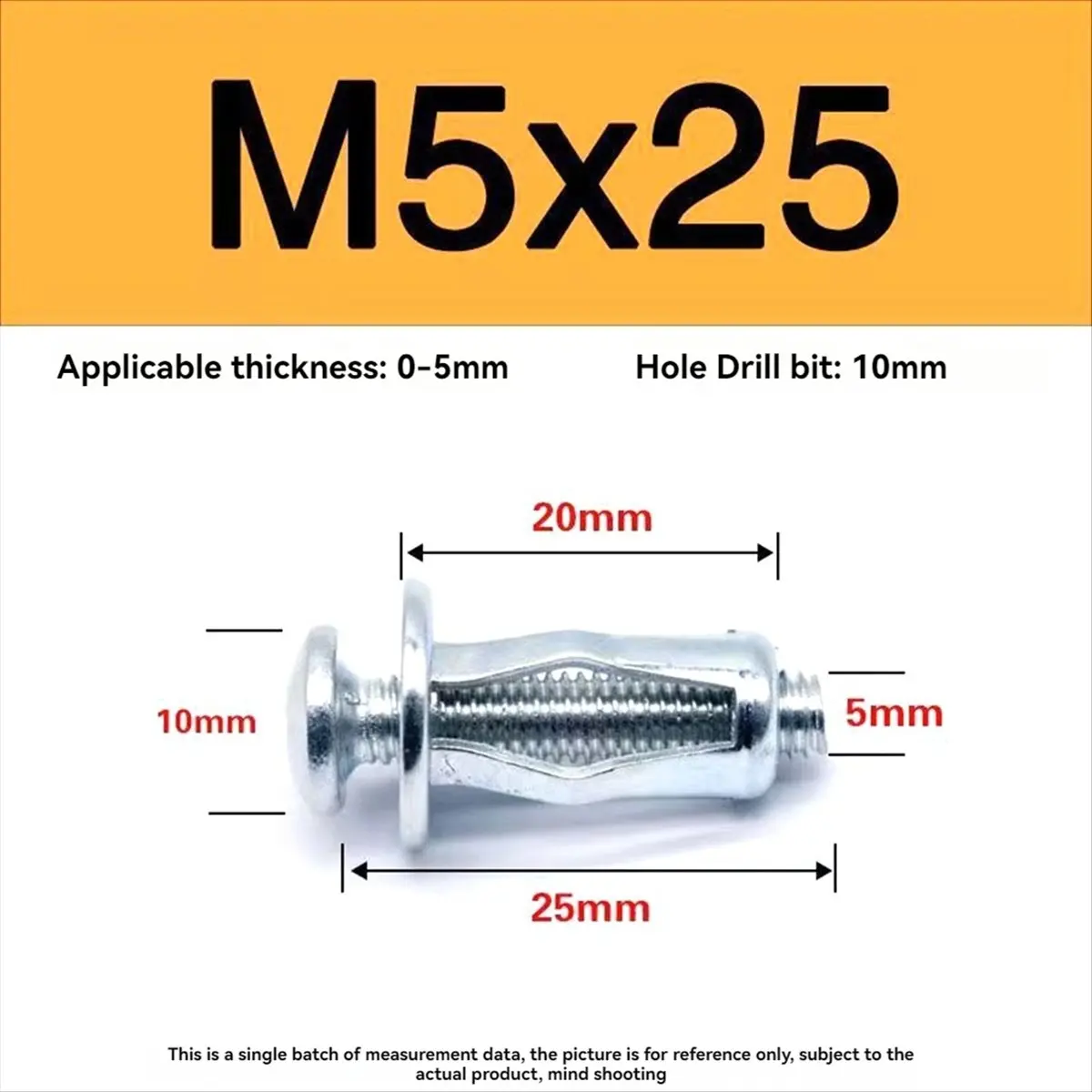 【POPULAR PICK】60PCS Jack Nut Expansion Rivets Nut Bolt M5 M6 Kit for Hollow Wall Iron Skin Clamp Petal Shape Anchors Plugs